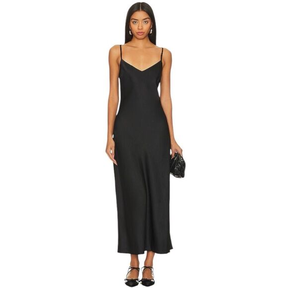 Sanctuary sold at Revolve, gorgeous black slip dress. Size M. Simple ellegance! - Picture 1 of 6